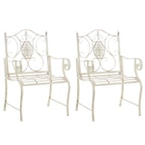 thumbnail of Set van 2 Tuinstoel Punjab met armleuningen antiek/creme