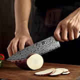 thumbnail of XinZuo - Juego de cuchillos Damasco de 6 piezas - Serie B20 Ya