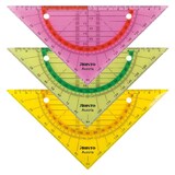 thumbnail of Aristo Flex Geometrie Dreieck 16 cm biegsam, Hyp. 16 cm, neon-sortiert