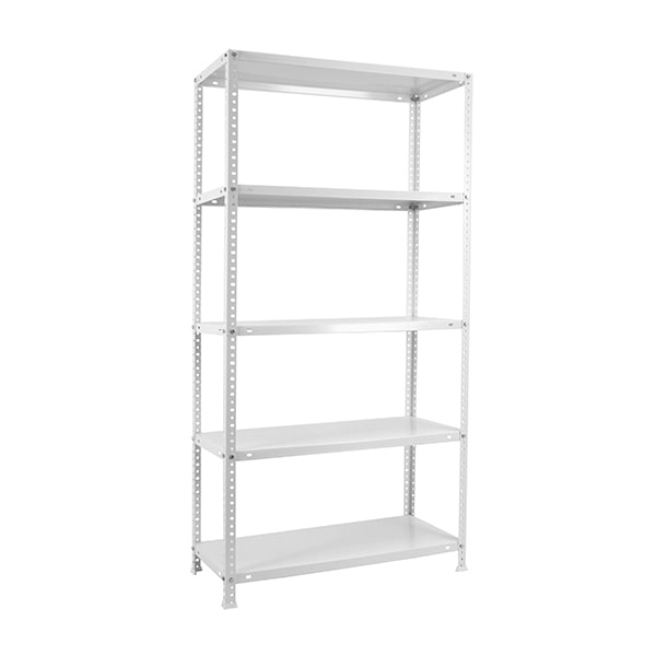 Etagère en métal avec vis Advantage 5 étagères. Couleur BLANC 1800x800x400 mm