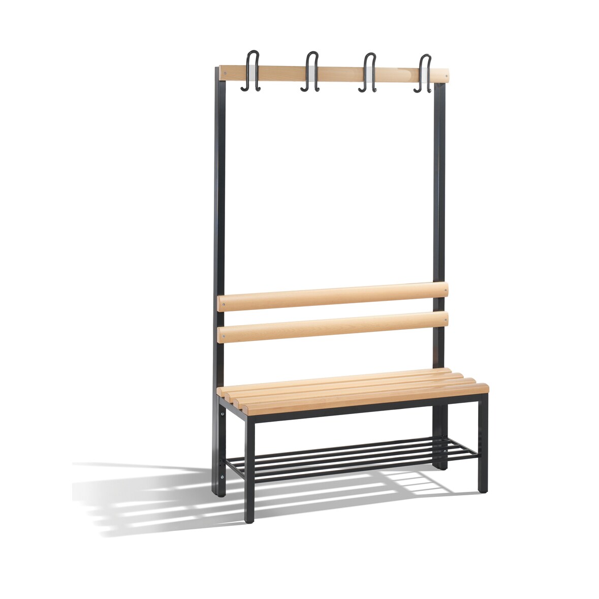 C+P Garderobenbank einseitig Basic, H1650xB1000xT400mm