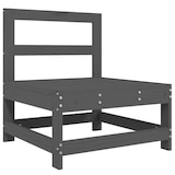 thumbnail of vidaXL 3-delige Loungeset massief grenenhout grijs