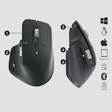 thumbnail of Logitech MX Master 3, kabellose Laser-Maus