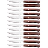 thumbnail of Arcos Table Messer - Box 12 Stück Steakmesser Tafelmesser - Klinge Nitrum Edelstahl 110 mm - HandGriff Pack-Holz Farbe Braun (12 pcs)