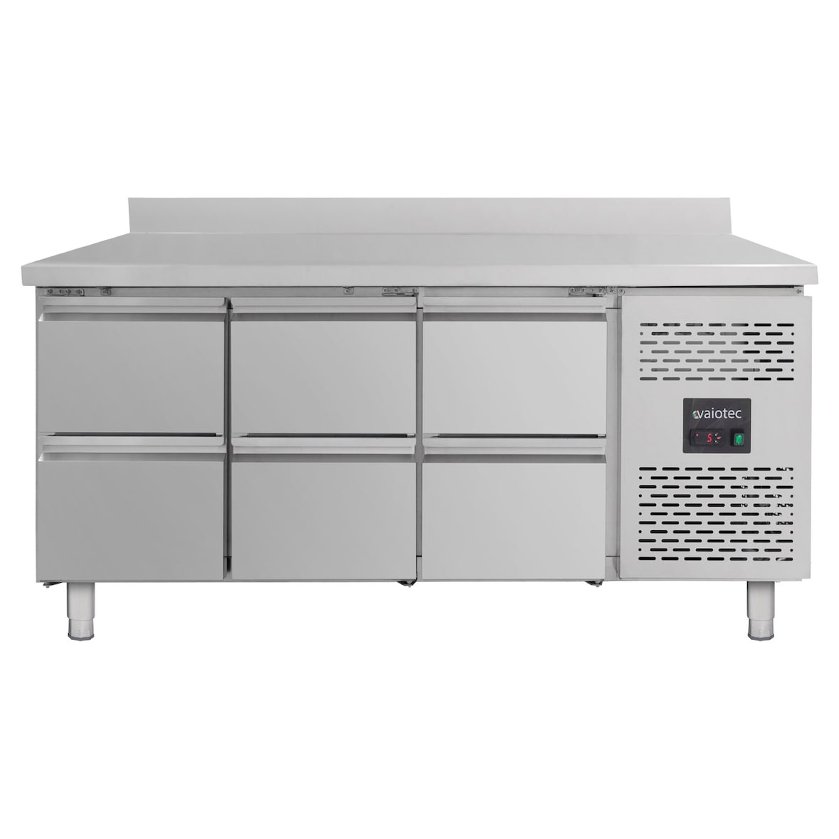 EASYLINE gekoelde toonbank 700 / 6 laden incl. achterwand - monobloc