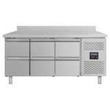 thumbnail of EASYLINE gekoelde toonbank 700 / 6 laden incl. achterwand - monobloc