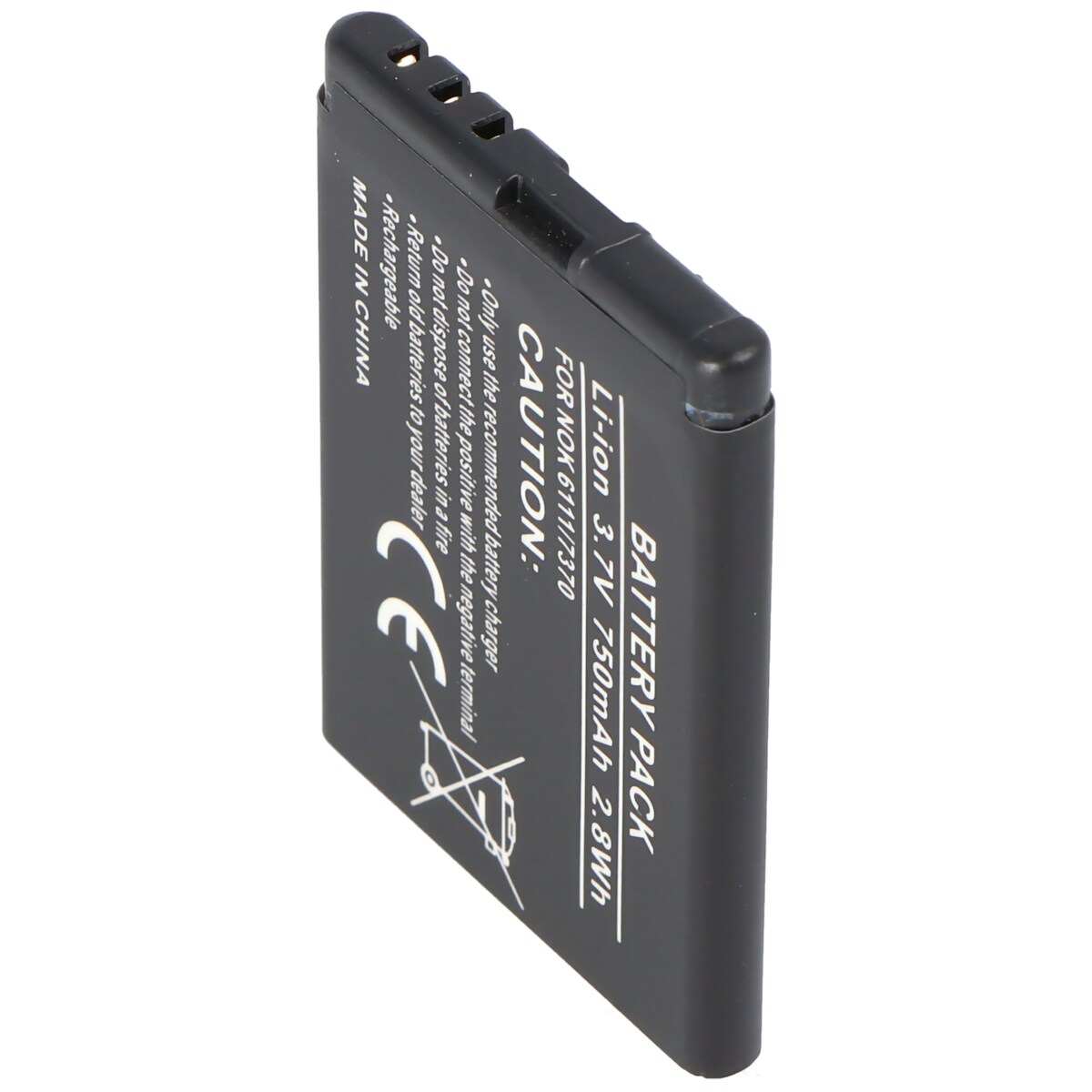 AccuCell Akku passend für Nokia 5000, 550mAh