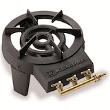 thumbnail of Cucina a gas in ghisa KEMPER da 8,6 kW, per catering, 3 gambe, 3 rubinetti in ottone