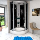 thumbnail of Duschkabine Komplettdusche Fertigdusche Dusche D46-53T0-EC 90x90 cm mit 2K Scheiben Versiegelung