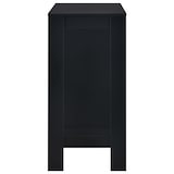 thumbnail of vidaXL Bartisch mit Regal Schwarz 110 x 50 x 103 cm