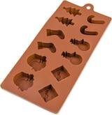thumbnail of Silikonform Weihnachten - braun 21,5x10x1,5cm - Silikon Form Backen, Seife & mehr - Backform