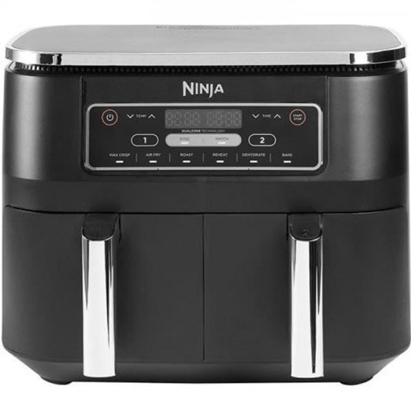 Friteuse Electrique   FOODI AF300EU -  sans huile Dual Zone - Fonctions Sync, Match - 6 modes de cuisson - 7,6L - 2400W usage non-intensif NINJA