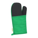 thumbnail of Groene handschoen van biologisch katoen met rubberen coating
