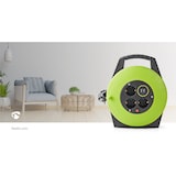 thumbnail of Enrouleur Rallonge Câble 2 Ports De Charge Usb 3 Prises De Courant Prise De Terre Usage Non Intensif Nedis