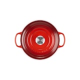 thumbnail of Le Creuset Signature Roaster round 24cm cherry red (21177240602430)