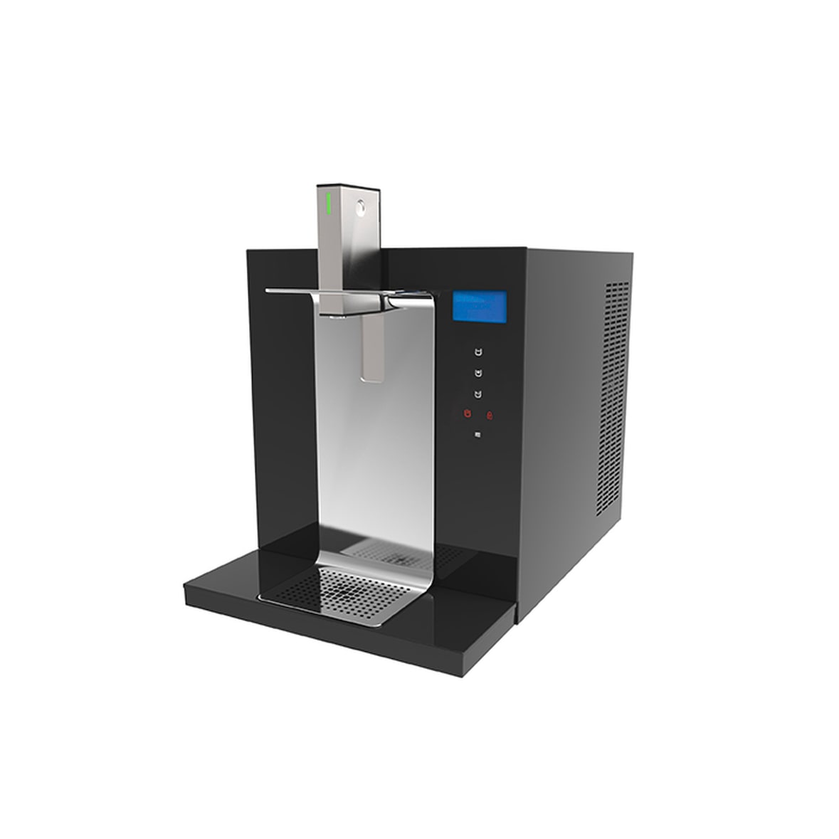 COSMETAL Fontaine Refrigere Reseau Hi-Class Detente Directe Avec Banc De Glace - Debit 45L/H - - Eau Ambiante+Eau Froide HI-CLASS-TOP45IB-AC
