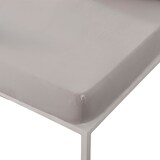 thumbnail of Lençol justo 135 tecido elástico jersey de algodão extra macio fabricado na Espanha Elba Cinza Claro/Cinza Claro Naturals