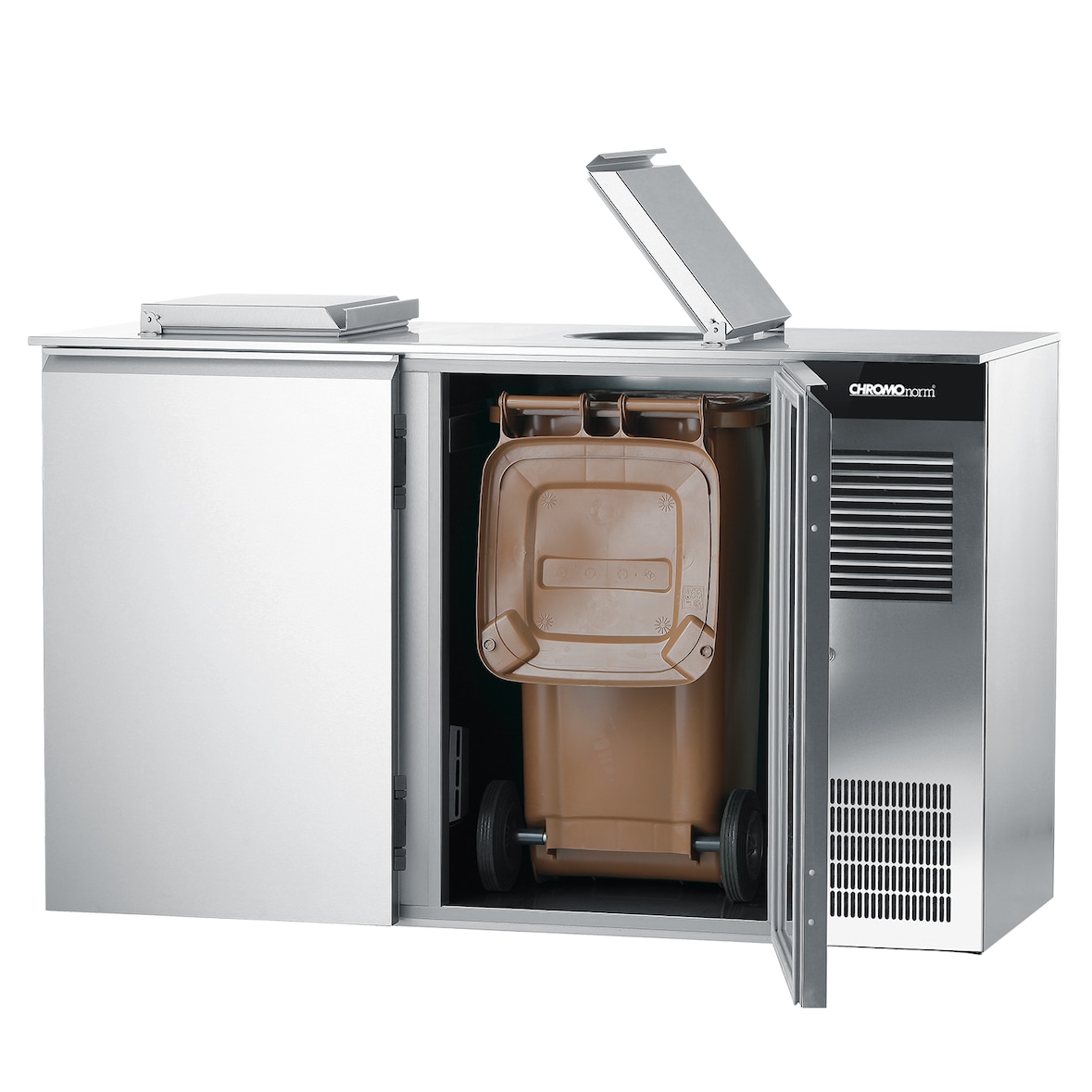 CHROMOnorm Afvalkoeler 2 deurs 2x240 liter