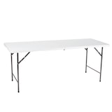 thumbnail of Klaptafel, inklapbaar, weerbestendig, handgreep, maximaal 100 kg, wit