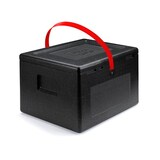 thumbnail of POLIBOX Contenedor isotérmico PPE negro PIZZASHOP con asa roja