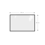 thumbnail of ALLBoards Magnetisches Whiteboard 90x60cm, SCHWARZ