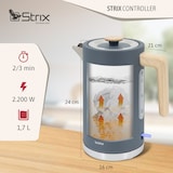 thumbnail of Briebe Nordic Bollitore Elettrico 1,7L Cordless, Ebollizione Rapida senza BPA, Base 36, KT1165GRY, Grigio, 2200W