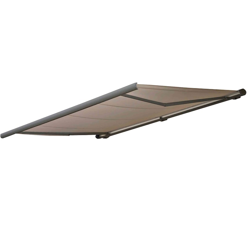Ersatz-Bezug fr Markise T124, Vollkassette Ersatzbezug Sonnenschutz 5x3m ~  Polyester sand | METRO