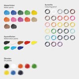 thumbnail of ECD Germany Malset Koffer 85-teilig – Künstler-Set mit Acrylpad & 3 Zeichenblöcken, Holzkiste, Malkasten, Kunstbedarf für Einsteiger & Profis