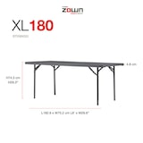 thumbnail of ZOWN Table pliante en polyéthylène pour événements New Zown Classic XL180