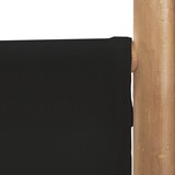 thumbnail of Décoshop26 - Paravent séparateur de pièce cloison pliante 3 panneaux 120 cm bambou et toile noir DEC031187
