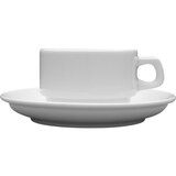 thumbnail of Kaffeetasse, Porzellan, weiß, Serie Kaszub/Hel, Lubiana, 200 ml