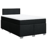 thumbnail of vidaXL Boxspringbett mit Matratze Schwarz 120x190 cm Stoff