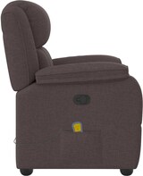 thumbnail of vidaXL Massagesessel Dunkelbraun Stoff