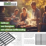thumbnail of Grillrost 60x40cm rechteckig emailliert Rost Grillgitter Gusseisen Grillplatte