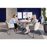 thumbnail of FRANKEN Flipchart, Beschreibbar, Magnetisch, Mobil, Mit Rollen und 2 Seitenarmen, Whiteboard mit Ständer, Papierhalterung und Stifteablage, 68 x 105