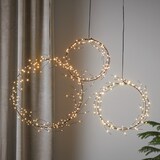 thumbnail of LED Kranz Draht Türkranz Wandkranz Leuchtkranz 200LED D: 35cm Innen