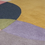thumbnail of Eleganter Wohnzimmer-Teppich `Aire`, 100% Wolle, Farbe: Multi, 160x230 cm | Kadima Design