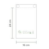 thumbnail of MONOUSO - Flachbeutel Markt Block Home Compost “Classic” 16x24cm 12µm (3.000 Stück)