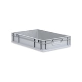 thumbnail of PROREGAL Eurobox NextGen Grip | HxBxT 12x40x60cm | 23 Liter | Griffe geschlossen | Glatter Boden | Eurobehälter, Transportbox, Transportbehälter