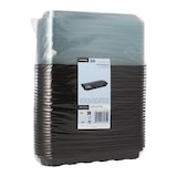 thumbnail of Starpak 50 Sushi-Schalen R-PET rechteckig 21 cm x 8,8 cm x 4,3 cm schwarz mit transparentem Deckel (37250, 50 Stück)