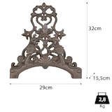 thumbnail of Schlauchhalter Gusseisen Braun Antik Wandhalterung Gartenschlauchhalter Vintage Design Wandmontage 32x29x15,5 cm wetterfest Gartendeko Gartenhalter