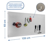thumbnail of SimonRack Painel Porta Ferramentas de Parede, 600x1200x35 mm, com 8 Acessórios, Galvanizado - Panel Click