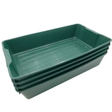 thumbnail of Profi Gärtnerbox Pflanzschale Pikierschale 58x32x11 Pflanzwanne Saatschale grün Grün