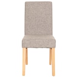 thumbnail of Conjunto de 6 cadeiras de sala de jantar Cadeira cadeira de cozinha Littau ~ têxtil, cinzento, pernas claras