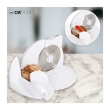 thumbnail of Clatronic AS 2958 Cortafiambres Plegable, Cuchilla Especial Acero Inox., Corte Ajustable, 3 Velocidades, Compacto, 180W, Blanco