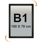 thumbnail of Cadre Clic-Clac B1 70 x 100 cm NOIR