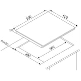thumbnail of AMICA Table De Cuisson Induction 58cm 3 Feux 5500w Noir aim3530