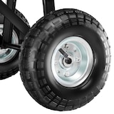 thumbnail of tectake Carrinho de mão com caçamba de plástico basculante máx. 300 kg  Verde