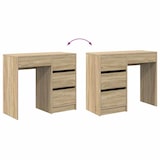 thumbnail of vidaXL Schreibtisch Sonoma-Eiche 90 x 37,5 x 75 cm Holzwerkstoff