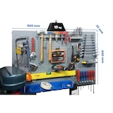 thumbnail of SimonRack Painel Porta Ferramentas de Parede, 600x900x35 mm, com 25 Acessórios, Cinza - Panel Click